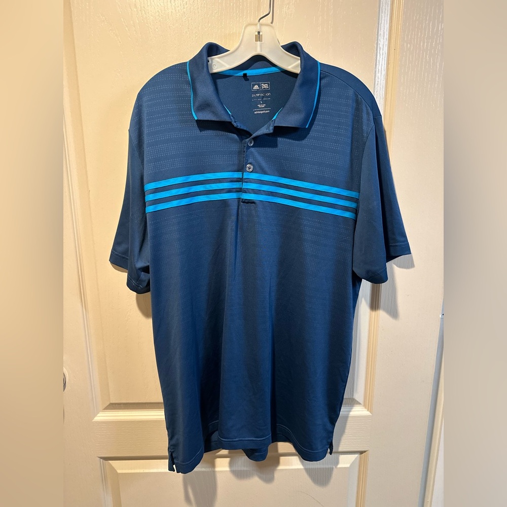 Navy Blue Adidas Golf Polo